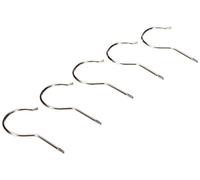 Glorex GmbH-Cintre Crochet, nickel, Gris, 2.8 x 84 mm
