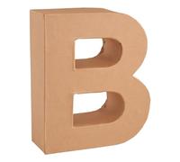 Glorex Lettre B en Carton 17,5X5,5cm, Naturel
