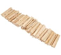 GLOREX Lot de 100 Pinces à Linge en Bois Naturel 72 mm 11,5 x 4 x 25 cm