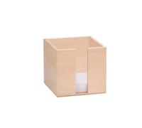 GLOREX Mémo Box, Bois, Naturel, 11 x 11 x 10,5 cm