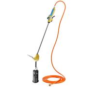 Kit brûleur à gaz GLORIA ThermoflammProfessional E+ Turbo, désherbeur et brûleur pour grandes surfaces, brûleur à gaz pour bouteille de gaz