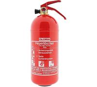 Gloria Extincteur à poudre avec manomètre 2 kg incendie A B C