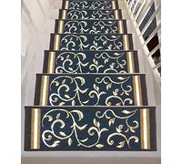 Gloria Lot de 7 tapis d'escalier antidérapants en caoutchouc - 21,6 x 66 cm (7, escalier 1933)
