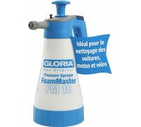 GLORIA Pulvérisateur à Mousse FoamMaster FM 10 | 1 L pour Voiture & Moto | Pression 3 bar & joints FKM | Canon à mousse active (3 niveaux) | Idéal pour lavage auto, carrosserie, jantes & detailing