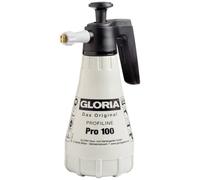 Gloria Pulvérisateur à Pression Pro 100 | 1 L Nettoyage Auto & Industrie | Pression 3 bar & joints FKM | Buse à jet plat en laiton (80°) | Oléofuge | Idéal pour l'entretien automobile & l'atelier