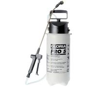 Gloria Pulvérisateur à Pression Pro 5 | Pulvérisateur Professionnel 5 L pour Produits de Construction, Primaires & Décollage Papiers Peints | Joints FKM Résistants aux Huiles, Lance en Laiton