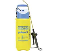 Gloria Pulvérisateur de Jardin Prima 5 | 5 L pour Plantes & Désherbage | Vaporisateur à pression de 3 bar avec lance & buse en laiton | Idéal pour l'entretien des fleurs, terrasses & arbustes