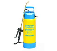 GLORIA Pulvérisateur de Jardin primex 5 | 5 L pour Soin des Plantes | Vaporisateur de 3 bar avec rallonge 50cm & raccord compresseur | Idéal pour le désherbage des fleurs, serres & arbustes