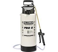 Gloria Pulvérisateur Spécial Pro 8 | 8L Joints FKM | Buse à Jet Plat | 3bar | Résistant aux huiles & acides | Vidage total au fond de la cuve | Pour produits chimiques du bâtiment, artisanat & industrie