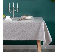 Glory Season imperméable à l'eau résistant aux déversements résistant aux Taches Facile à Nettoyer Nappe Rustique en Toile de Jute Nappe en Faux Lin Rectangle Couverture de Table en Vinyle TPU