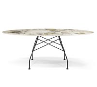 Glossy Table en grès marbré MS Symphony ovale Kartell - 8058967294255