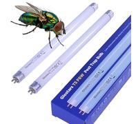Glostars T5 F6W BL Tubes de Remplacement UV pour Insecticide Électrique, Tube Luminescent 22,6 cm Blacklight pour Piège à Moustiques/Mouches 6/12W - Lot de 2
