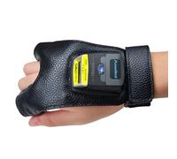 Glove Barcode Scanner 2D GS02 Wearable Scanner reader IP65 Touch Scanning NFC Support Multi-Language for Warehouse, Management System, Manufacturing, Shipping and Picking