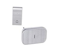 Glowster Carillon sans fil CC argenté : design high-tech élégant qui offre un son clair et une large couverture. Idéal pour les maisons modernes à la recherche de style et de fonctionnalité.
