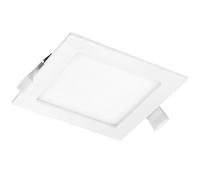 Glowster Downlight carré encastrable E6 LED de 6 W avec lumière naturelle, idéal pour éclairer les espaces de manière efficace et moderne, offrant une atmosphère chaleureuse et sans éblouissement.