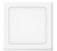 Glowster Downlight LED carré de surface 12 W, lumière naturelle, efficace, idéal pour l'éclairage général et décoratif dans les espaces intérieurs.