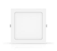 Glowster Downlight LED encastrable carré 15 W, lumière chaude idéale pour l'éclairage d'ambiance et les espaces intérieurs.