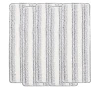 GLSTOY 5pcs Lingettes Microfibres Réutilisables pour Serpillière, Lavables, Autocollantes, Adaptées pour Sols Durs, Nettoyage Polyvalent à Sec et Humide la Maison