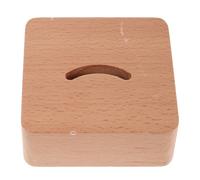 GLSTOY Organisateur de Chausse-Pied en Bois pour Entrée et Placard Support Autoportant Socle Résistant, 9 CM X 9 CM X 3,5 CM Adapté pour Usage Domestique et Entretien Minimal