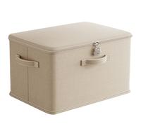 Glugahrif Boîte de rangement de, boîte de stockage avec - Conteneur de stockage d'odeur sécurisé empilable, d'organisation bac, paniers d'étagère lavables pour la maison, v