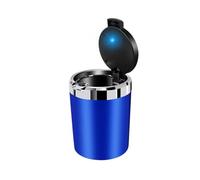 GLYGLY Cendriers de Voiture pour Toyota Yaris 4 | GR | Cross | Hybride 2020-2023 2024, Cendrier spécial Accessoires sans fumée avec Couvercle Porte-gobelet Plastique Cendrier,Blue
