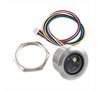 GM861 - Éclairage LED blanc - Module de lecture de codes-barres ronds 2D/1D USB/UART DC3.3V - Boîtier métallique argenté