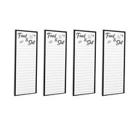 GMBYLBY Bloc-notes magnétique pour réfrigérateur, porte-stylo magnétique en cuir, bloc-notes pour réfrigérateur, 50 feuilles/bloc-notes pour la planification des épiceries