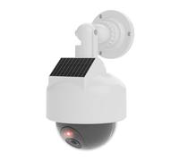 GMBYLBY Fausse caméra dôme à énergie, caméra de sécurité CCTV, Moniteur de Simulation avec lumière LED pour Utilisation en extérieur et en intérieur, Observation de Figures