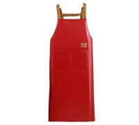GMBYLBY Tablier en cuir PU imperméable et résistant à l ' huile Tablier de nettoyage ménager Housse d ' extérieur pour la cuisine et les activités à la maison Café
