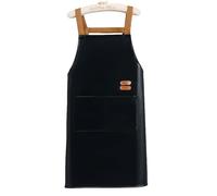 GMBYLBY Tablier en cuir PU imperméable et résistant à l ' huile Tablier de nettoyage ménager Housse d ' extérieur pour la cuisine et les activités à la maison Café