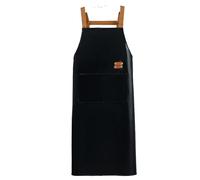GMBYLBY Tablier en cuir PU imperméable et résistant à l ' huile Tablier de nettoyage ménager Housse d ' extérieur pour la cuisine et les activités à la maison Café