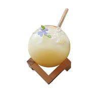 GMBYLBY Tasse en verre à Cocktails sphérique créative, verres à vin à boule ronde, tasse à Cocktails, gobelets à jus de fruits, verrerie de Restaurant, tasses à jus de boisson froide