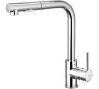 GME Robinet de cuisine amovible 2 fonctions pour évier Série Silver | Jet aéré ou mode douche pour remplir les récipients, rincer la vaisselle et nettoyer les parois de la cuve