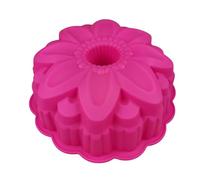 GMMH Moule à kouglof en silicone en forme de fleur (rose) - Moule en silicone - Moule à kouglof - Moule à gâteau en silicone - Moule à pain - Moule à fond de fruits - Gâteau en marbre - Gâteau
