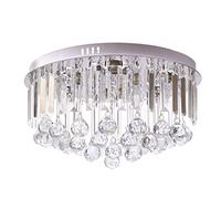 GMSLuu cristal lustre plafonnier éclairage plafonnier nouvelle maison entière paquet combinaison lampes simple moderne imitation cristal lumière luxe salon lumières plafonnier led