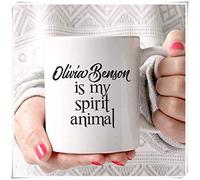 GMug Le personnage d'enquêteur criminel est mon guide intérieur Tasse à | café Hommes 2 PièCes Léger Tazza Colazione Rillant Tazza per Tè o Caffè Saint-Valentin Famille
