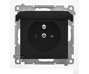 GN.1-KR.Z/U IP44 Noir mat SIMON55 TGZ1BCZ.01/149