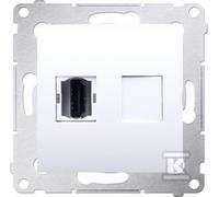 GN.HDMI MOD.WHITE SIMON54 DGHDMI.01/11