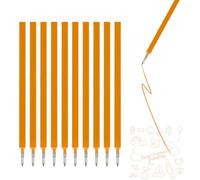 GNALIA 10 Mines De Rechange Orange 0.7Mm Compatibles Avec Legami, Mines Standard 13Cm Pour Stylos Mécaniques