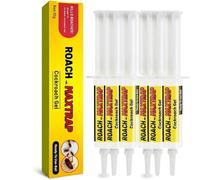 GNAUMORE Gel Anti-Cafards Professionnel,Produit pour Blattes De Qualité Professionnelle,Facile à Utiliser,Convient pour Les Cafards,10G*6PC