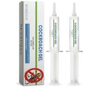 GNAUMORE Gel Anti Cafards Puissant,Gel Cafard à Action Prolongée,Facile à Utiliser,Convient pour Les Cafards,10G*2PC