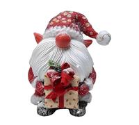 Gnome Père Noël en résine - Ornement décoratif nain de Noël, Gnome décoratif Père Noël, Jolies décorations de Noël décoratives pour chambre à coucher et salon, Fournitures de fête pour les