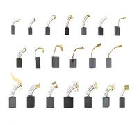 Gnovldg 100 Pièces Balais de Charbon Universels, 20 Tailles | Graphite de Balais de Charbon pour Outils électriques, Brosses de Carbone pour Meuleuses d'angle, Perceuses, Outils