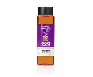 Goa - Recharge Goatier 260 ml - Parfum Nø10 - Escapade a Marrakech - Tiges incluses