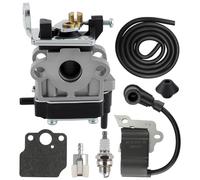 GoaMotors Kit de carburateur 6696550 pour débroussailleuse Metabo HPT CG22EADSLP, CG22EASSLP, CG22EABSLP, pour Tanaka TCG-22EAB, TCG-22EAS, assemblage de carburateur WYC-22 21,1 cc