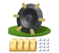 Goat O800 RTK Disque de lames pour ECOVACS Goat O600, O800, O500, O1200, G1-800, G1-2000, G1 - Premium Robot Tondeuse: Contient 30 Lames, 30 Vis, 1 Plastique Renforcé de Fibres de Verre Plateau