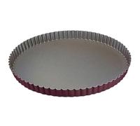 Moule à Tarte cannelé Rond Anti-Adhérent Fond Fixe GOBEL D320