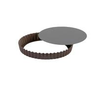 Gobel 226422 Tourtière Rond Cannelle Fond Mobile Anti-Adhérent