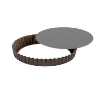 Gobel 226440 Tourtiere Ronde Ø 280 Mm, H 25 Mm Pes-Bi-Couche Gris Foncé