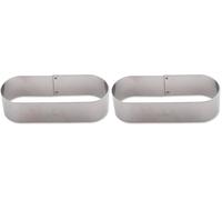 Gobel 884017 Oblong INOX (Lot de 2)